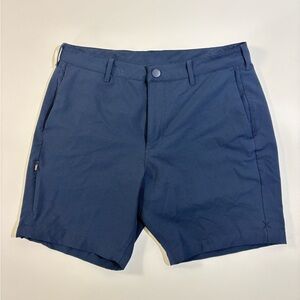 Cuts Clothing Men's Deep Blue Flat Front Shorts
